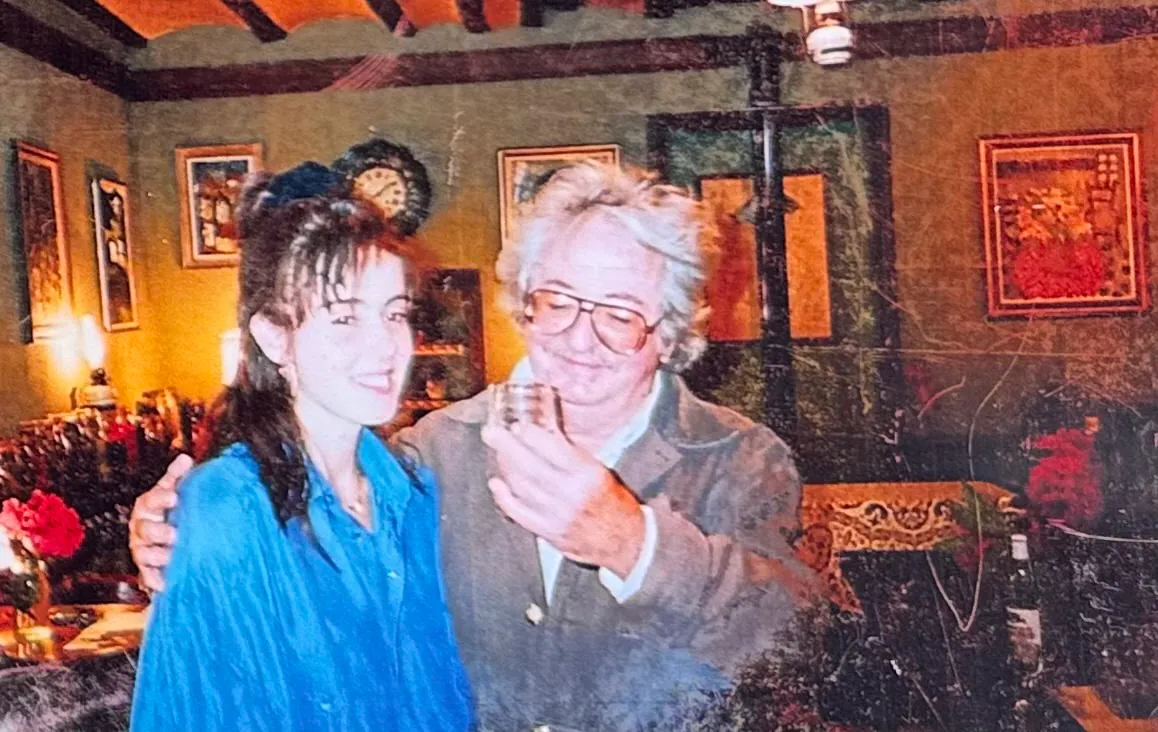 Jean à Lo Podello avec ma fille Doriane
